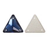 Montana Triangle Shape High Quality Glass Sew-on Rhinestones WholesaleRhinestone